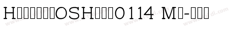 HarmonyOSHans0114 Me字体转换